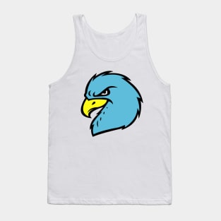 Angry Blue Eagle Logo Tank Top